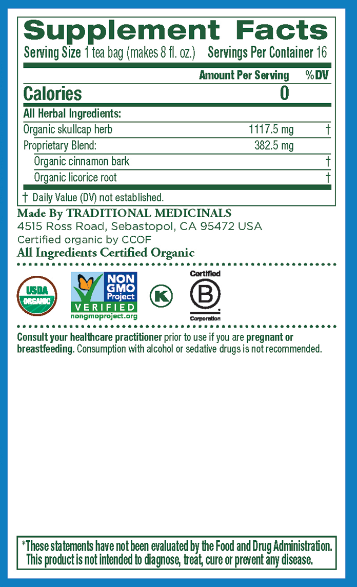 Organic Stress Ease Cinnamon Tea