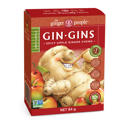 Gin Gins Spicy Apple Ginger Chews 84g
