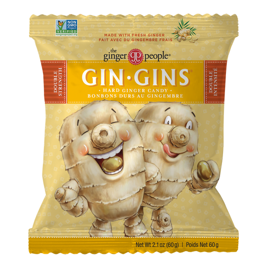 Gin Gins Hard Ginger Candy Double Strength
