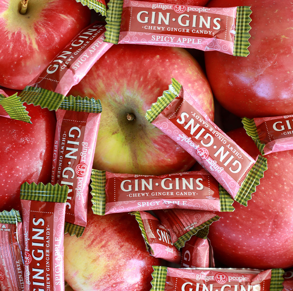 Gin Gins Spicy Apple Ginger Chews 84g
